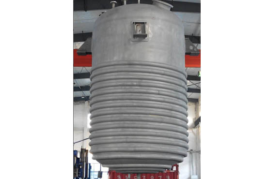 15000L不锈钢半圆管夹套反应釜