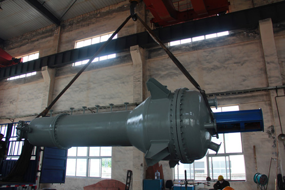 给辽宁某单位上2台3000L的机械密封反应器